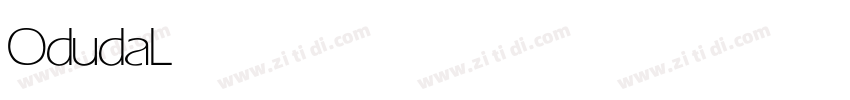 Oduda Light字体转换 Oduda Light字体转换